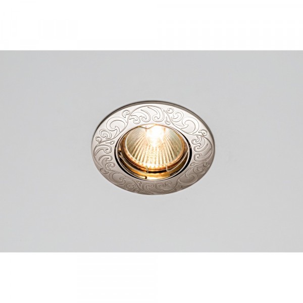 Фото Светильник cast 65, mr16, никель, поворотный