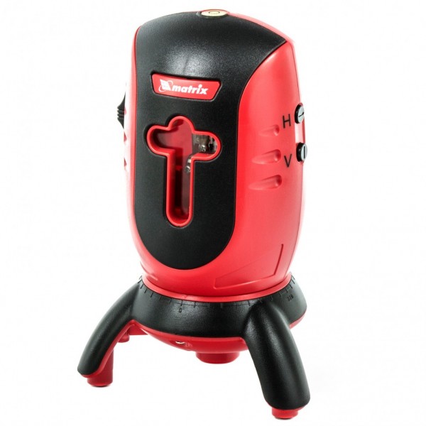 Фото Уровень лазерный matrix ml01 диап.изм.10м, +0,5мм/1м, 1верт.1гор.пл,резьба 5/8, 35065