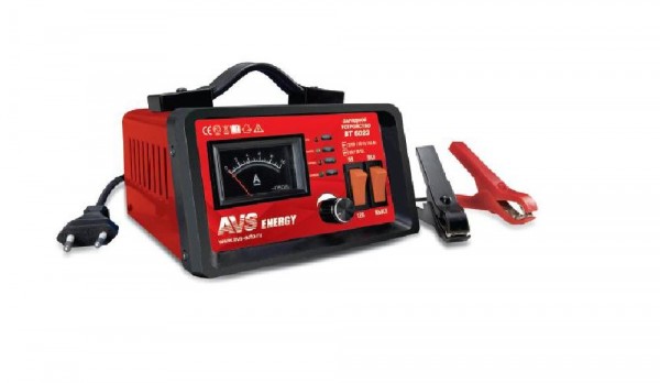 Фото Зарядное устройство для автомобильного аккумулятора avs bt-6023 (5a) 6/12v