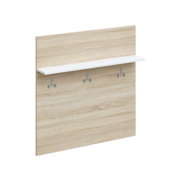 Фото Вешалка самерлэнд 900х220х900 (белый+дуб сонома)