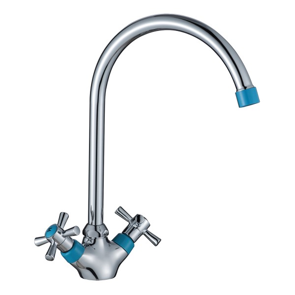 

смеситель для кухни вентильный decoroom dr46028-blue