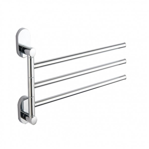 Фото Держатель для полотенец 3-ой поворотный brass fora