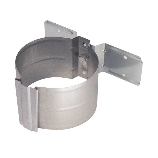 Кронштейн трубы на дерево, оцинкованный, d-100 мм