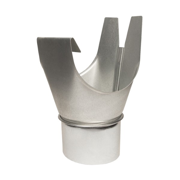 Воронка выпускная оцинкованная, d-100 мм