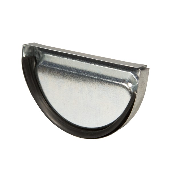 Фото Заглушка желоба оцинкованная, d-125 мм