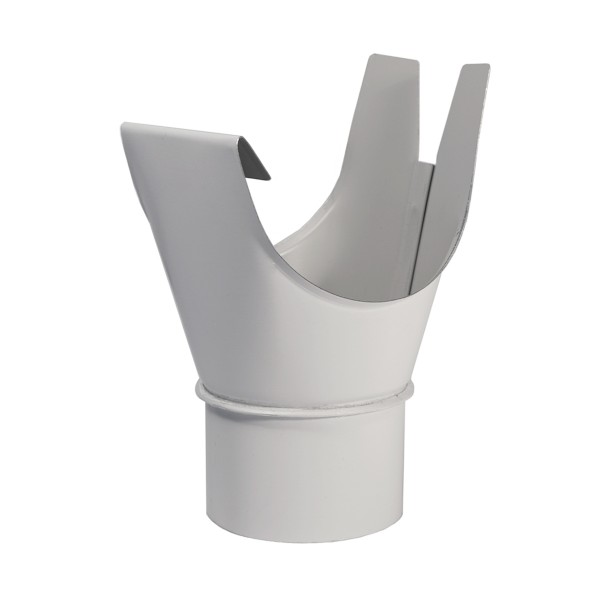 Фото Воронка выпускная, цвет сигнально-белый ral 9003 d-125 мм