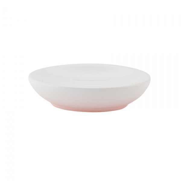 

мыльница gradient бело-розовый, керамика