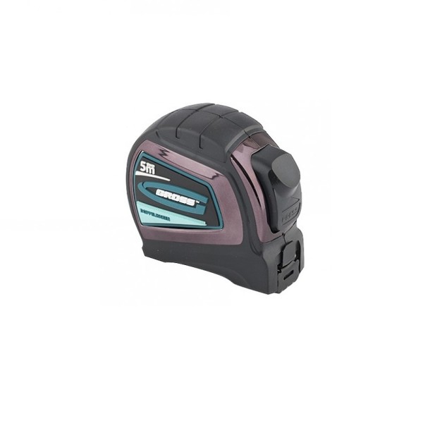 Фото Рулетка 5м 19мм, abs-пластик, автостоп, двух.сторонний зацеп/шкала, gross, 31123