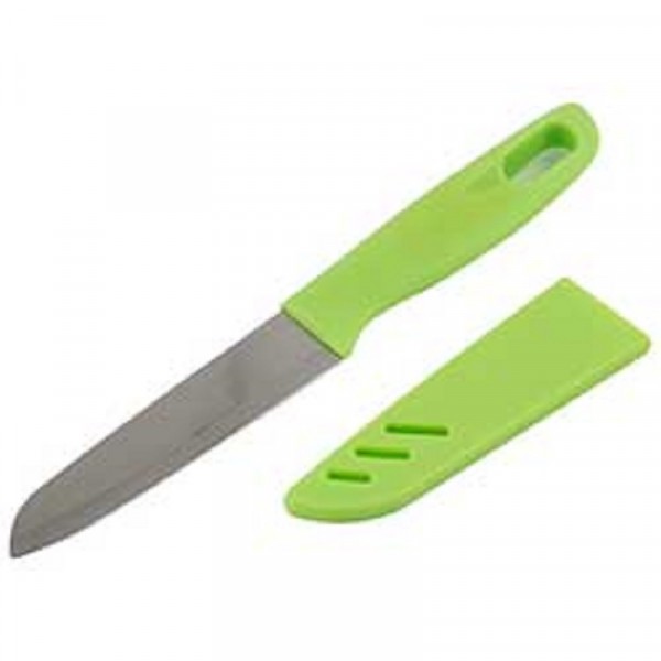 Фото Нож для чистки овощей mallony busta 9,5см в ножнах 005256