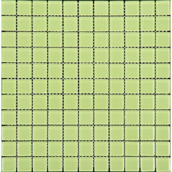 Фото Мозаика из стекла natural a-045 зеленая 30x30