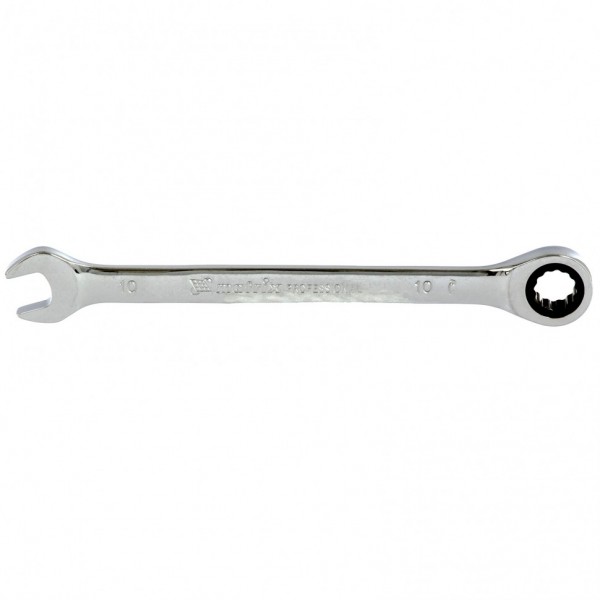 Фото Ключ комбинированный трещоточный 10мм matrix profi 14803