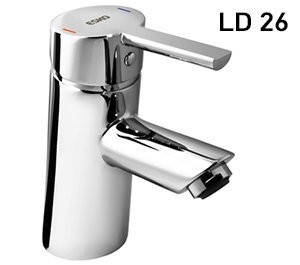 

смеситель для умывальника рычажный esko london ld 26