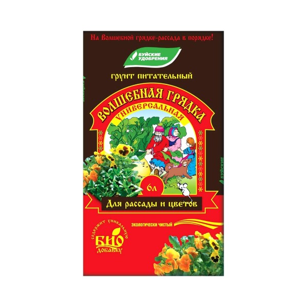 Фото Грунт универсальный волшебная грядка  6л питательный  /бхз/