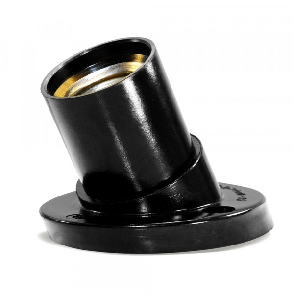 Фото Патрон e27 карболит черный, настенный, universal, 5560727