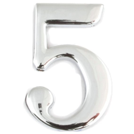 Фото Цифра дверная apecs 5 хром