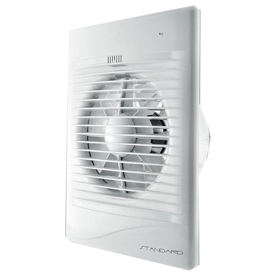 Фото Вентилятор вытяжной осевой накладной 100мм standard 4 с индик.работы, белый, diciti