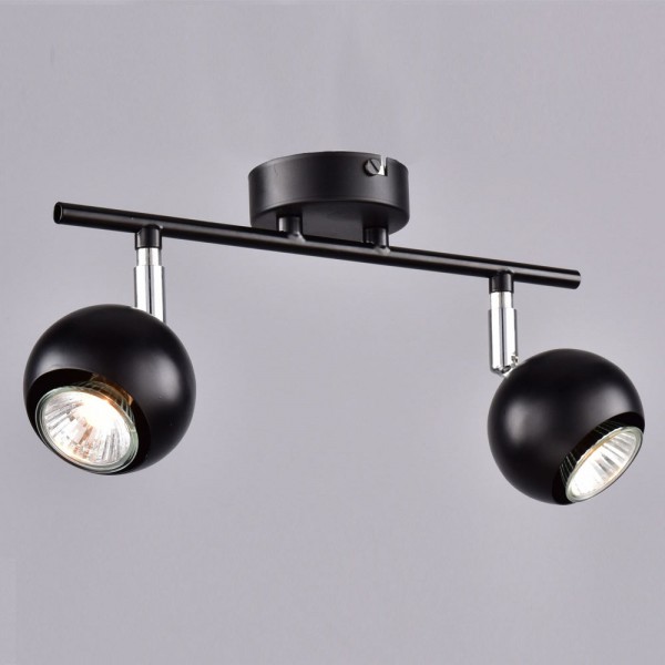 Фото Спот россвет астрал рс20722 bk+cr/2c gu10 2х40вт