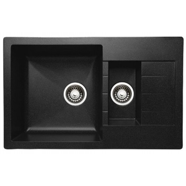 

мойка для кухни искуственный мрамор alcora дуо 79х49,5 g-012