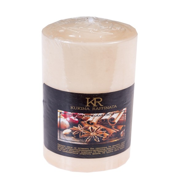 Фото Свеча-столбик ароматическая kukina raffinata жасмин 56*80мм 202768