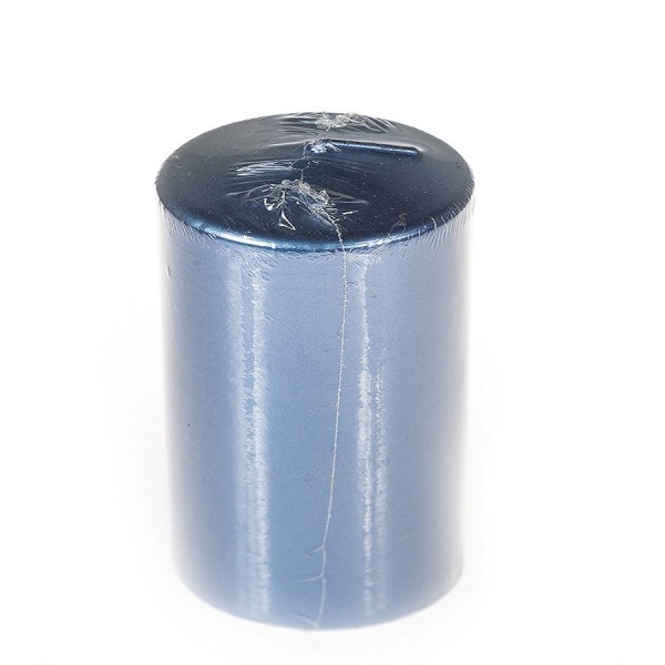 Фото Свеча-столбик kukina raffinata лакированная синий с блеском 56*80мм 300092