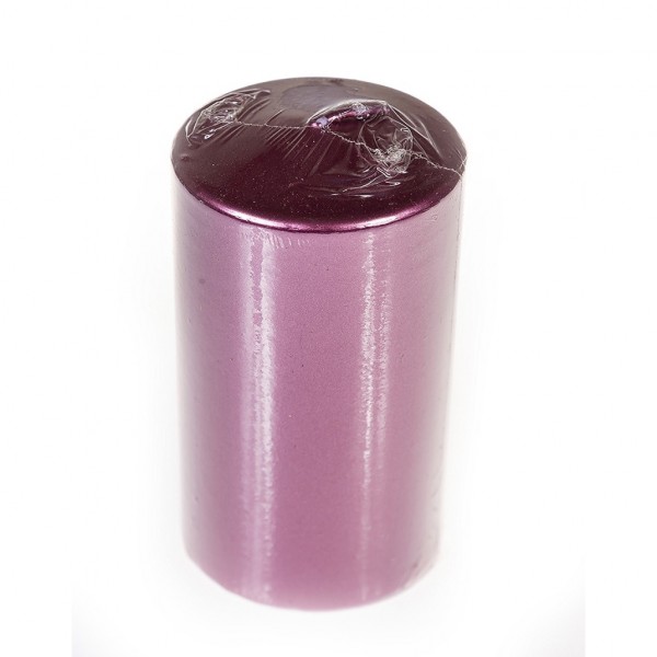 Фото Свеча-столбик kukina raffinata лакированная брусничный 56*120мм 300102