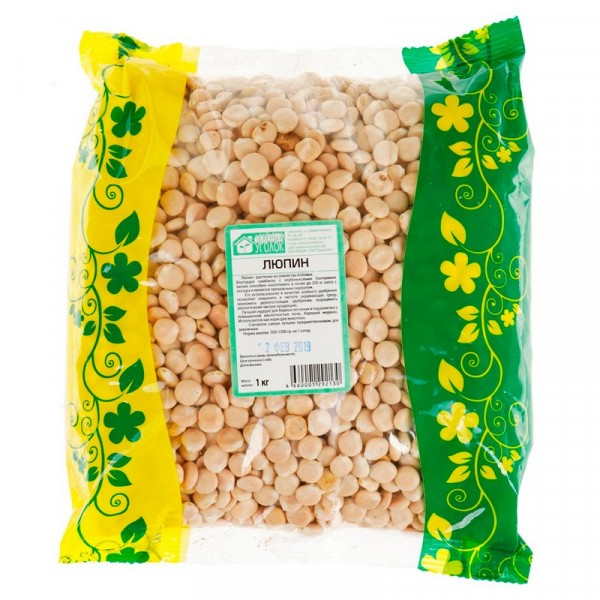Сидерат люпин зеленый уголок 1 кг.