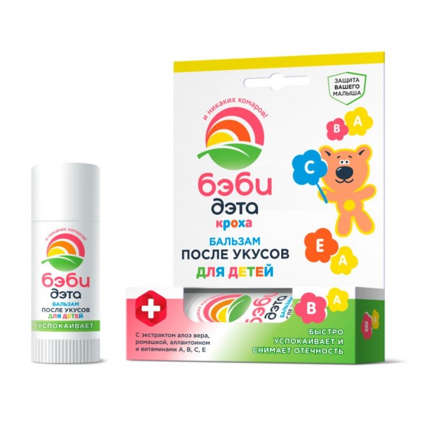 Фото Бальзам-карандаш после укусов насекомых дэта бэби 10мл 66704603