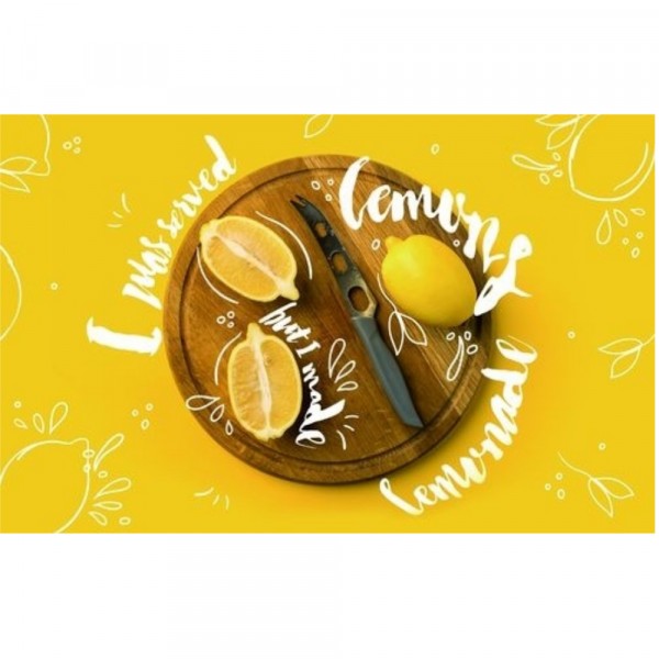 Фото Салфетка сервировочная 26х41см лимоны пвх