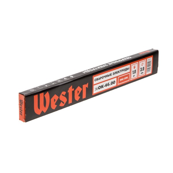 

электроды wester эбок-46.00 d=3мм, 1кг, wester 990-096