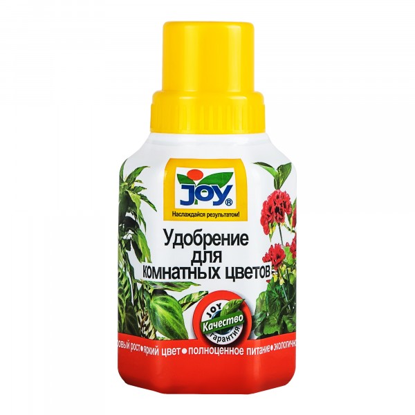 Фото Удобрение жидкое для комнатных цветов joy 0,25 л