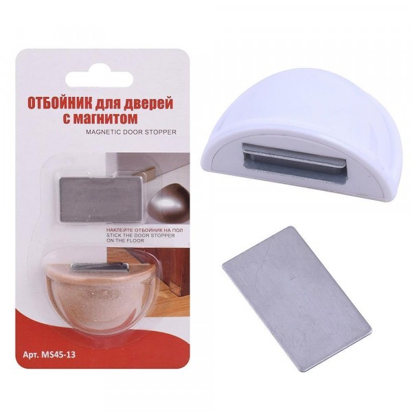 Фото Отбойник для дверей с магнитом мультидом/multidom ms45-13