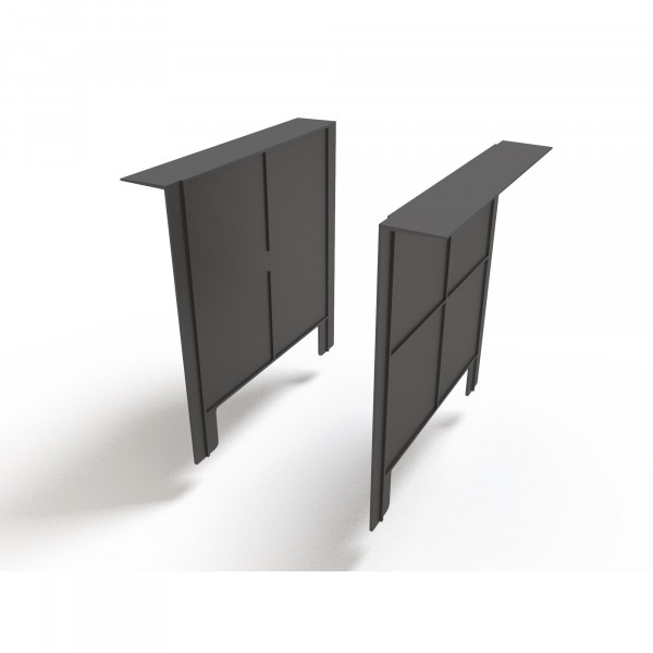 Фото Перегородка-сифон к дождеприемнику ecoteck, цвет черный