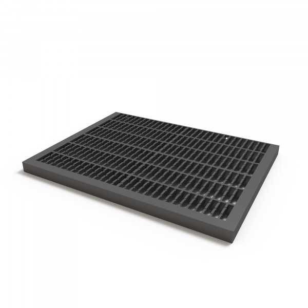 Решетка придверная ecoteck, цвет черный, 39 х 29 см