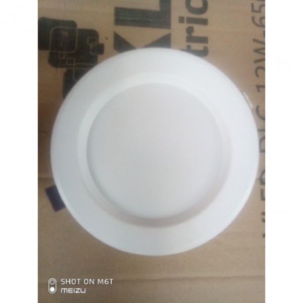 Фото Даунлайт со встроенным драйвером vled-dlc 12w 1000lm 6500к металл ip40