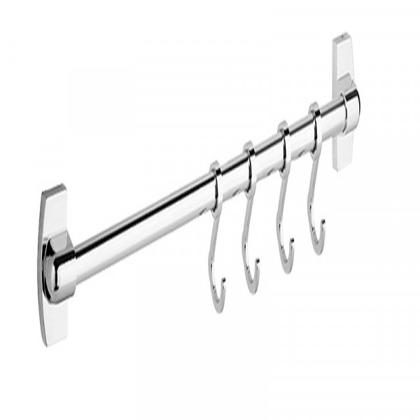 Фото Крючки-бегунки 4 шт на рейлинге 30 см