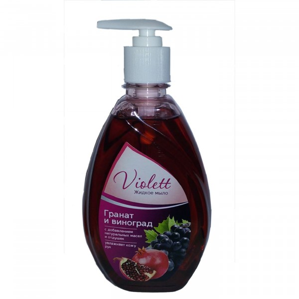Фото Мыло жидкое 500мл violett гранат и виноград 3211