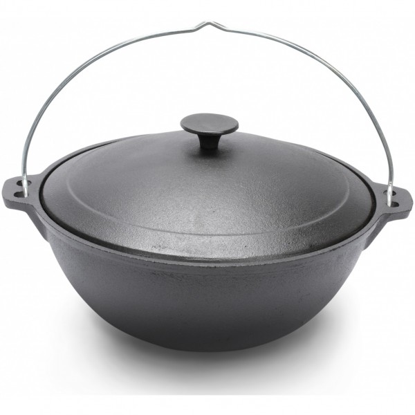 Казан 6.0л myron cook с крышкой чугун mc0062