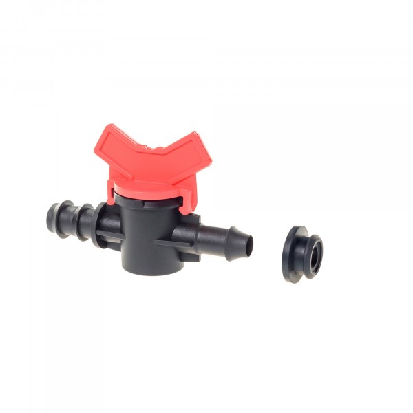 Фото Кран стартовый для капельной трубки с уплотнительной резинкой