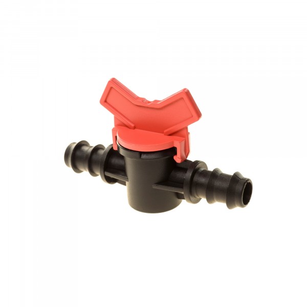 Фото Кран проходной для капельной трубки