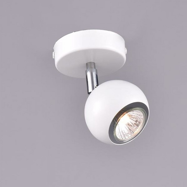 Фото Спот россвет портал рс20722 wt+cr/1w gu10 1х40вт ip20