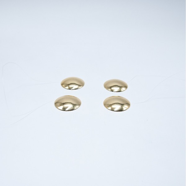 Фото Магнитные клипсы d35 с леской (2 штуки) блестящее золото