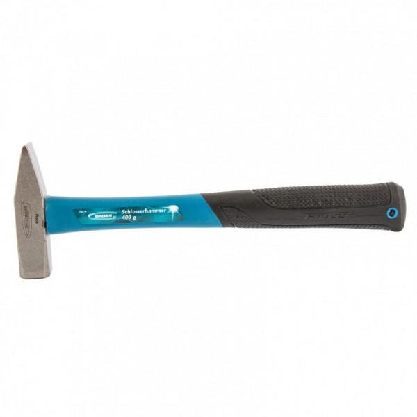 Фото Молоток 400г слесарный с фиберглассовой рукояткой, gross 10274