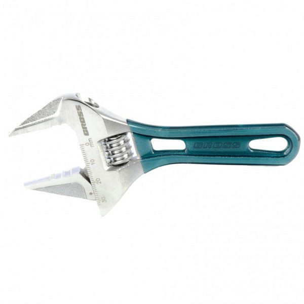 Фото Ключ разводной 140мм (max32мм) с металлической рукояткой, gross 15565