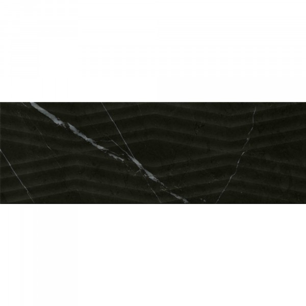 

настенная плитка geneva black 25х75 тип 2 черный