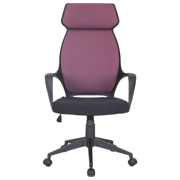 

кресло офисное brabix galaxy ex-519 ткань черный/терракотовый 531570