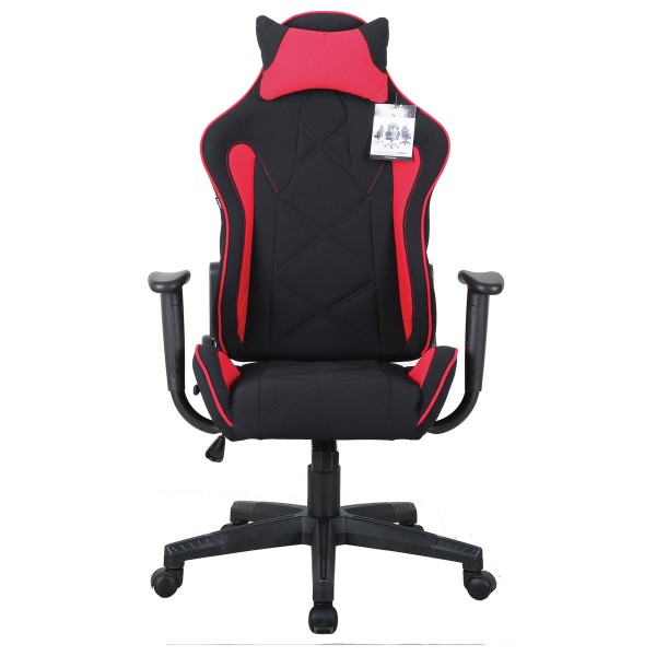 

кресло компьютерное brabix gt racer gm-101 ткань черный/красный