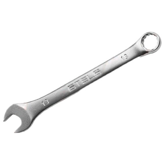 Фото Ключ комбинированный 19мм матовый хром stels 15214