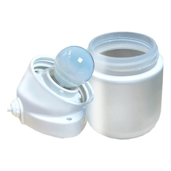 Светильник электрический для бани, керамический, угловой, влагозащищенный, термостойкий, d=8,3*13,3