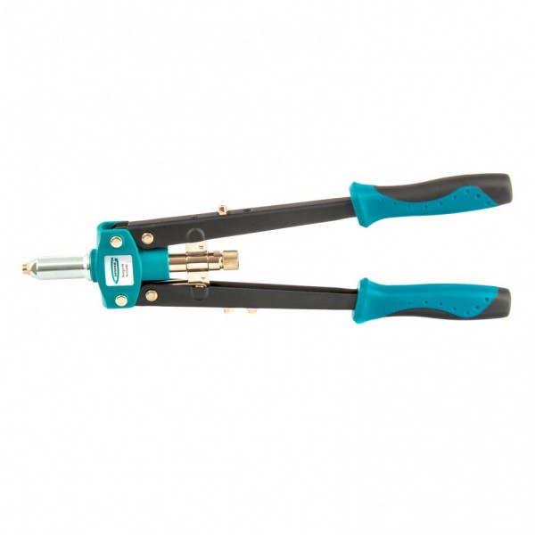 Фото Заклепочник двуручный 420 мм, двухкомпонентные рукоятки, для заклепок 2.4-3.2-4.0-4.8 gross 40407