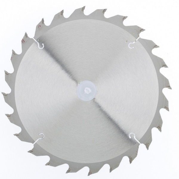 Фото Пильный диск по дереву ф165мм, 24 зуба, посадка 20мм, кольцо 20/16мм gross 73311